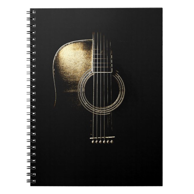 Conception de guitare acoustique - le carnet du (Devant)