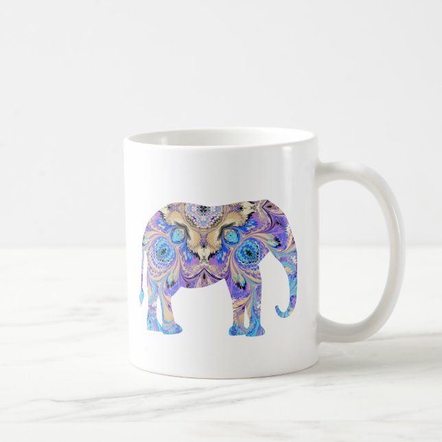Conception de kaléidoscope de tasse d'éléphant (Droite)