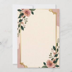 Conception de la carte d'invitation PREMIUM