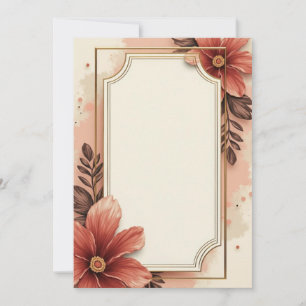 Conception de la carte d'invitation PREMIUM