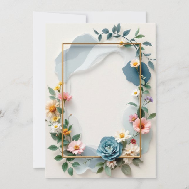 Conception de la carte d'invitation PREMIUM (Devant)