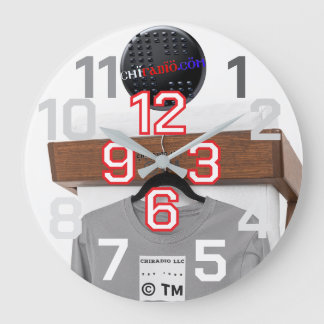Conception de la horloge murale ChiRadioLLC™ par w