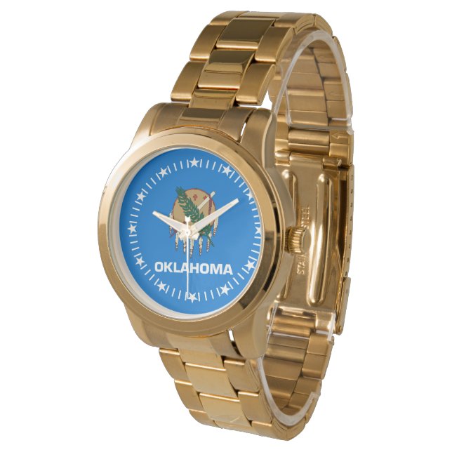 Conception de la montre d'état de l'Oklahoma (Incliné)
