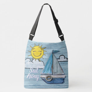 Conception de la plage de bois flotté Sac de carro