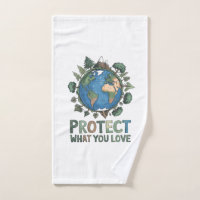 Conception de la Terre environnementale "Protégez