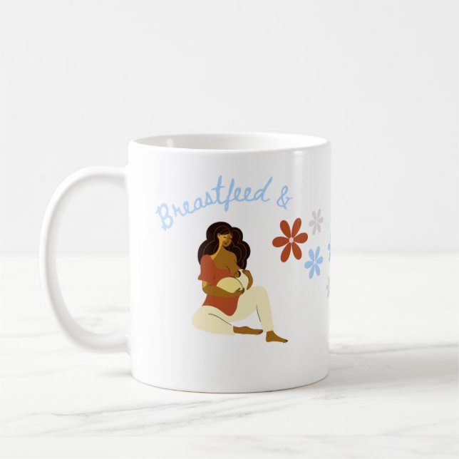 Conception de l'allaitement maternel Mug (Gauche)