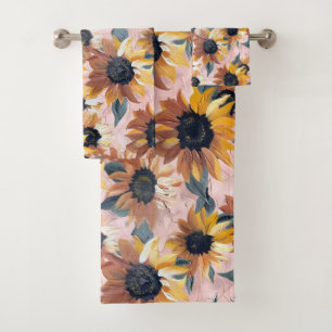 Conception de l'aquarelle de tournesol
