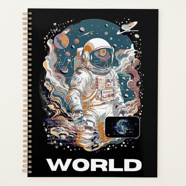 Conception de l'astronaute mondiale (Devant)
