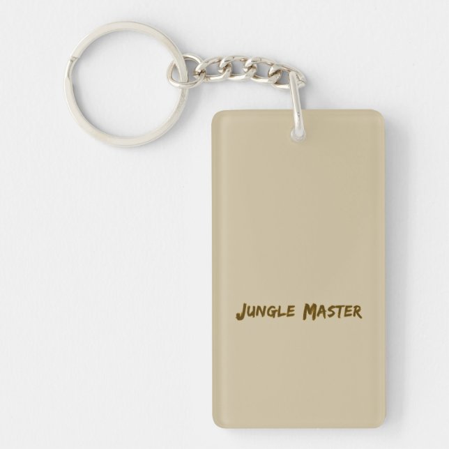 Conception de lettrage Jungle Master (Devant)