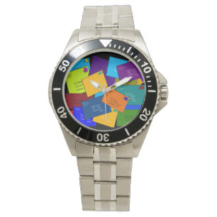Conception de lettres de montre de travailleur