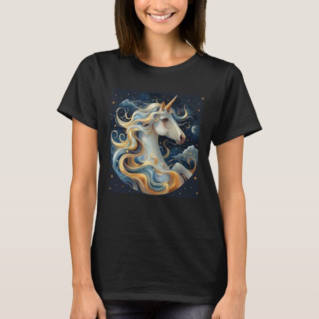 Conception de licorne Tshirts pour femmes (Devant)