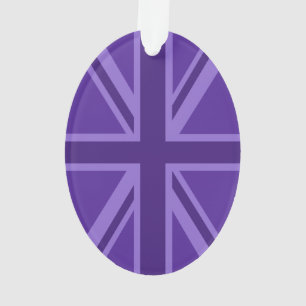 Conception de l'indicateur Union Jack couleur viol