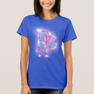 Conception de logo à lettre P pour T-Shirt (rose)