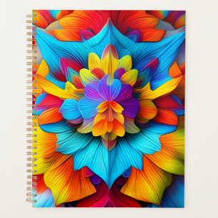 Conception de Mandala Florale colorée