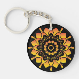 Conception de mandala unique doré