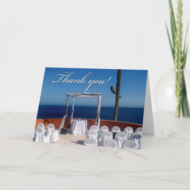 Conception de mariage de destination de Merci (Devant)