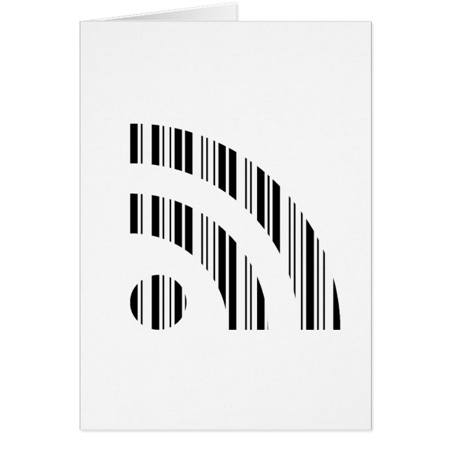 Conception de modèle de code-barres de logo de flu (Devant)
