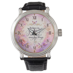 Conception de montre Citation Gif de montre pers