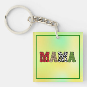 Conception de motif à carreaux de Mama Noël
