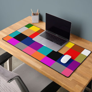 Conception de motif de blocs de couleur audacieux 