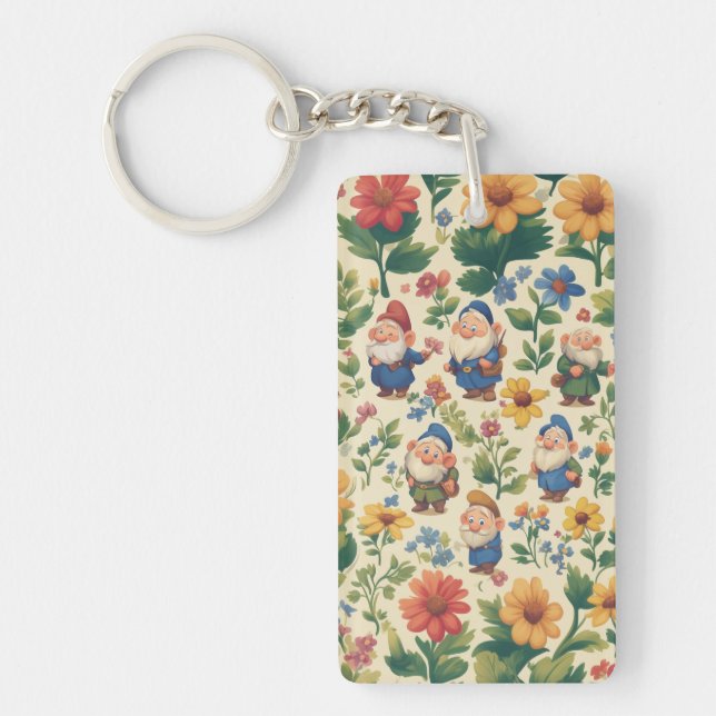 Conception de motif de fleur de gnome (Devant)