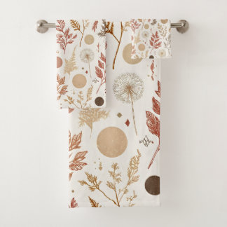 Conception de motif floral boho botanique 396