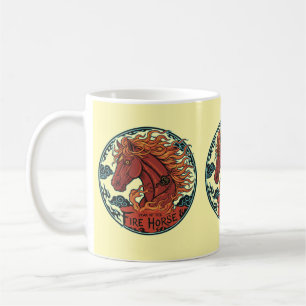 Conception de mug année du cheval de feu 2