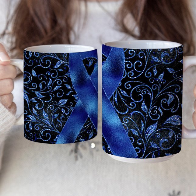 Conception de mug avec ruban de sensibilisation bl (Créateur téléchargé)