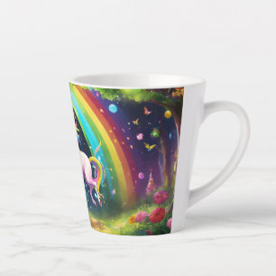 Conception de Mug de café à l'arc-en-ciel magique