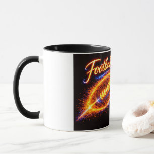 Conception de mug enveloppante Football Apporte la
