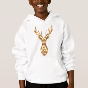 Conception de Noël Luxe Cerf Doré