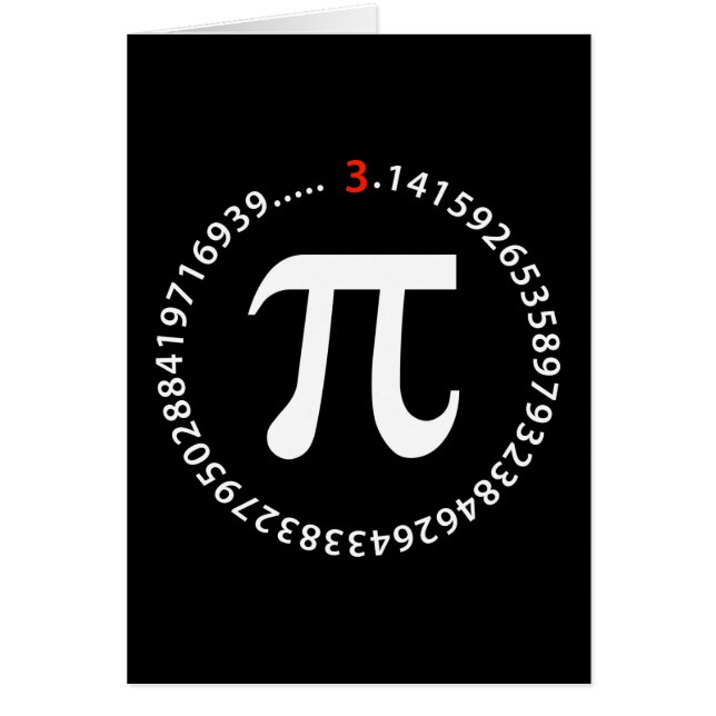 Conception de nombre de pi (Devant)