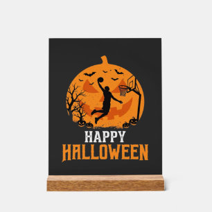Conception de panier de basketball Halloween Dunk