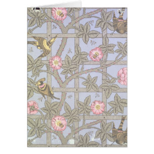 Conception de papier peint de "treillis", 1864