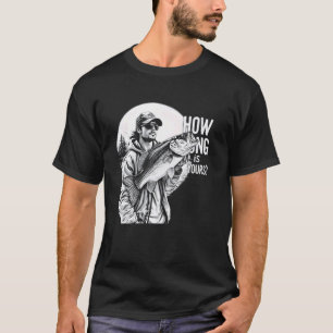 Conception de pêche de basse homme T-shirt Perche