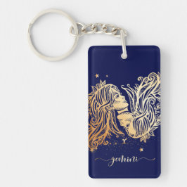 Conception de porte - clé de bleu marine et d'or