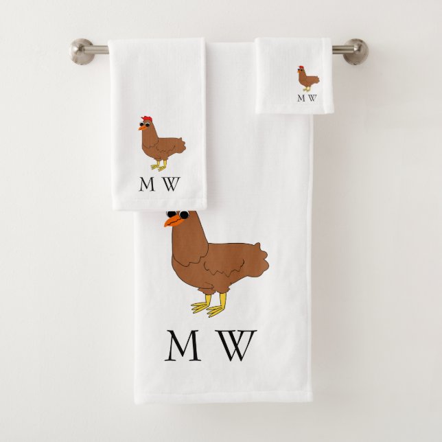 Conception de poulet brodée (En situation)