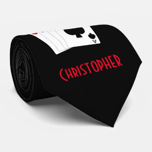 Conception de quatre as cravate