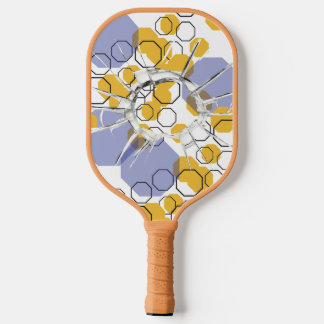 conception de raquette de pickleball amusante abst