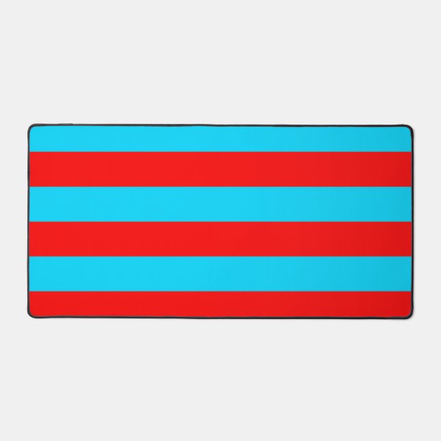 Conception de rayures bleues rouges (Recto)
