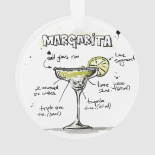 Conception de recette de boissons de margarita