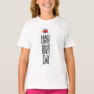 Conception de robe t-shirt pour anniversaire 