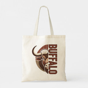 Conception de sac à dos Buffalo avec illustration