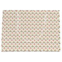Conception de sac fourre-tout floral avec fond bei