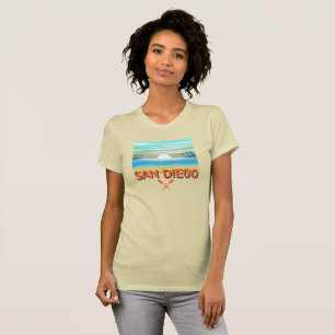 Conception de San Diego - T-shirt ajusté pour femm