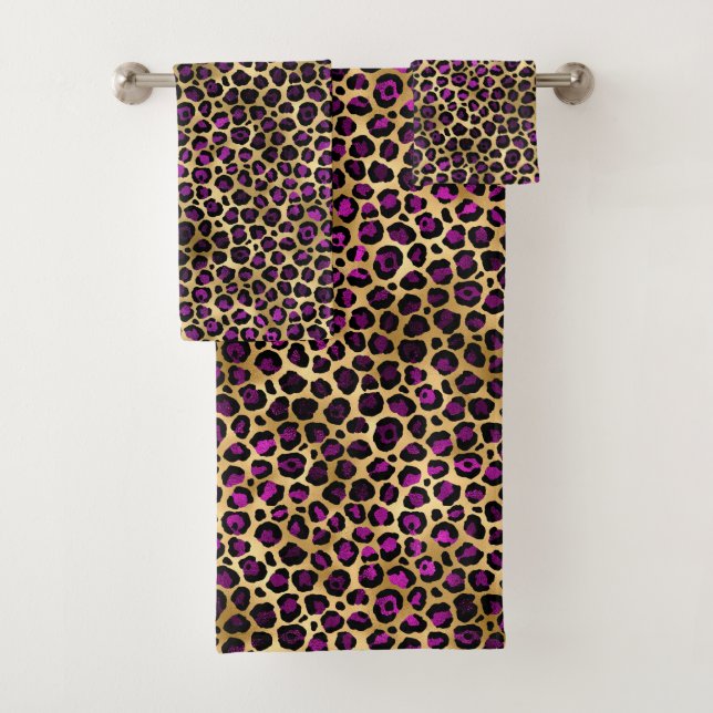 Conception de série Leopard violet et or 4 (En situation)