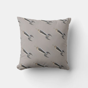 Conception de signature Coussin de fusée Retro
