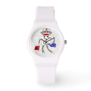 Conception de singe de chaussette de montre