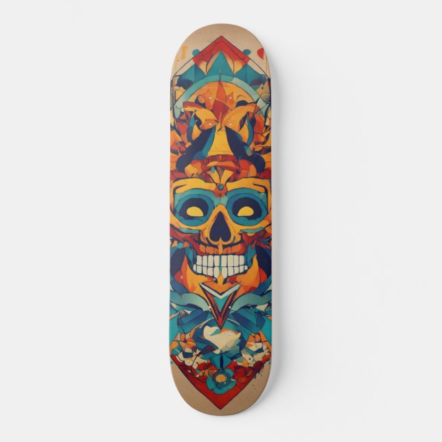 Conception de skateboard avec marque de fabrique d (Recto)