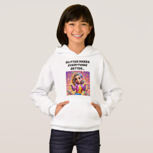 Conception de sweat à capuche Sassy Glitter Explos